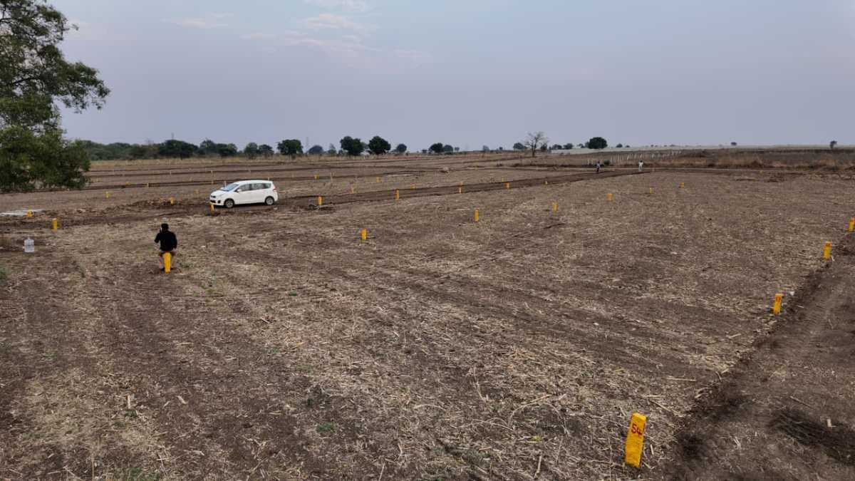 Wide site view of development